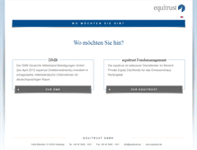 Tablet Screenshot of equitrust.de