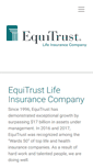Mobile Screenshot of equitrust.com